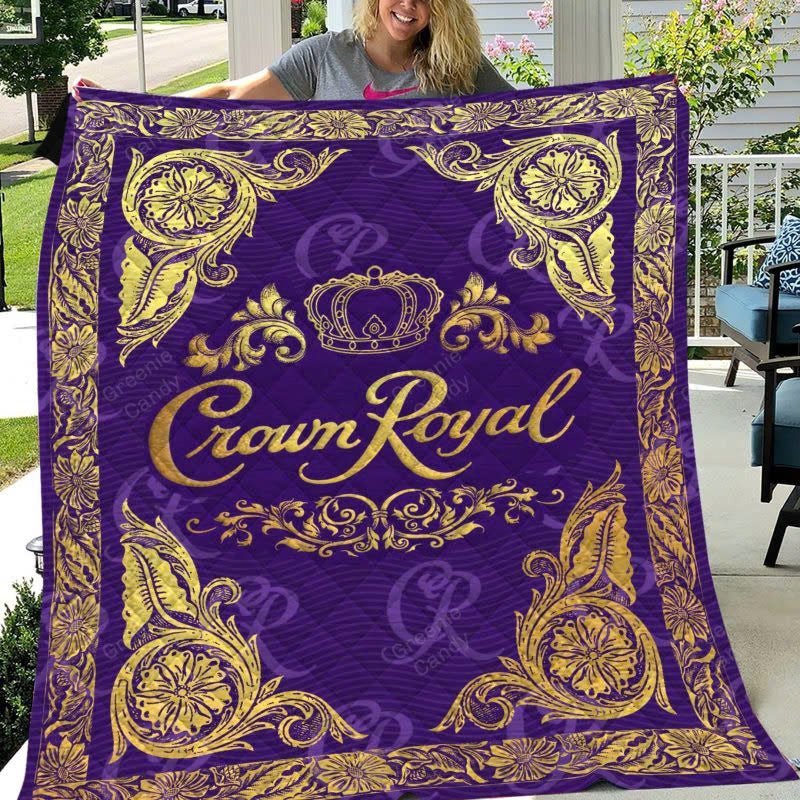 Crown Royal Logo Flannel Blanket - Flexiquor.com