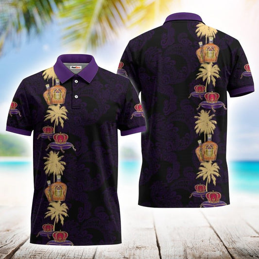 Crown Royal Stripe Polo Shirt - Flexiquor.com