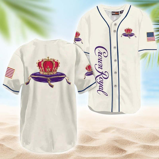 Crown Royal USA Flag Baseball Jersey - Flexiquor.com