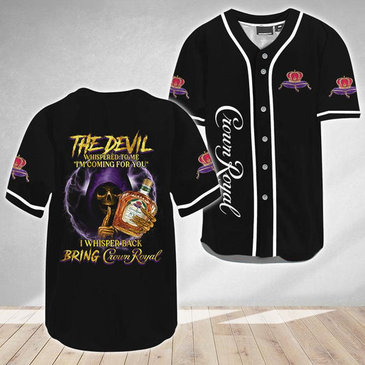 Crown Royal Bring From Devil Baseball Jersey