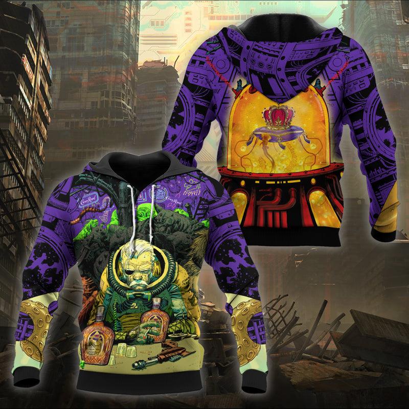 The Old Man Of Fear Agent Drink Crown Royal Hoodie & Zip Hoodie - Flexiquor.com