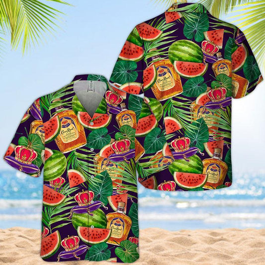 Crown Royal Watermelon Hawaiian Shirt