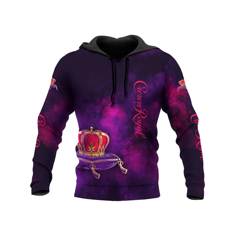 Crown Royal Colorful Smoke Hoodie & Zip Hoodie