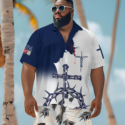 Divine Tropics Coors Banquet Men's Plus Size Hawaiian Shirt - Flexiquor.com