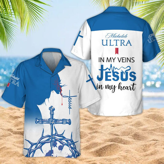 Divine Tropics Michelob Ultra Hawaiian Shirt - Flexiquor.com