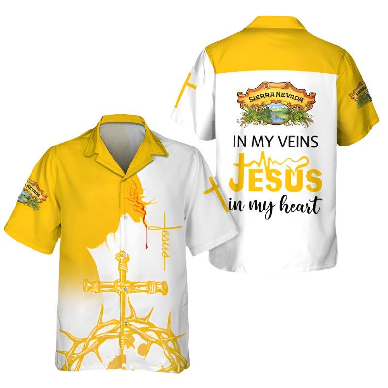 Divine Tropics Sierra Nevada Hawaiian Shirt - Flexiquor.com