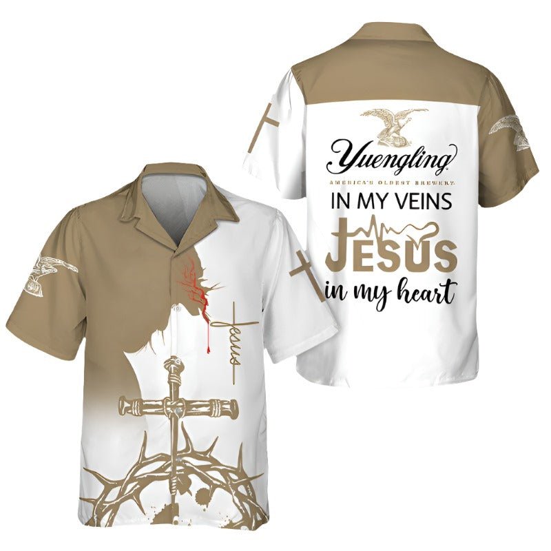 Divine Tropics Yuengling Hawaiian Shirt - Flexiquor.com