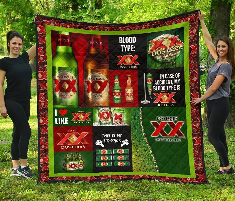 Dos Equis Blood Type Flannel Blanket - Flexiquor.com