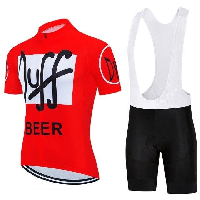 Duff Men's Cycling Jersey Set - Flexiquor.com