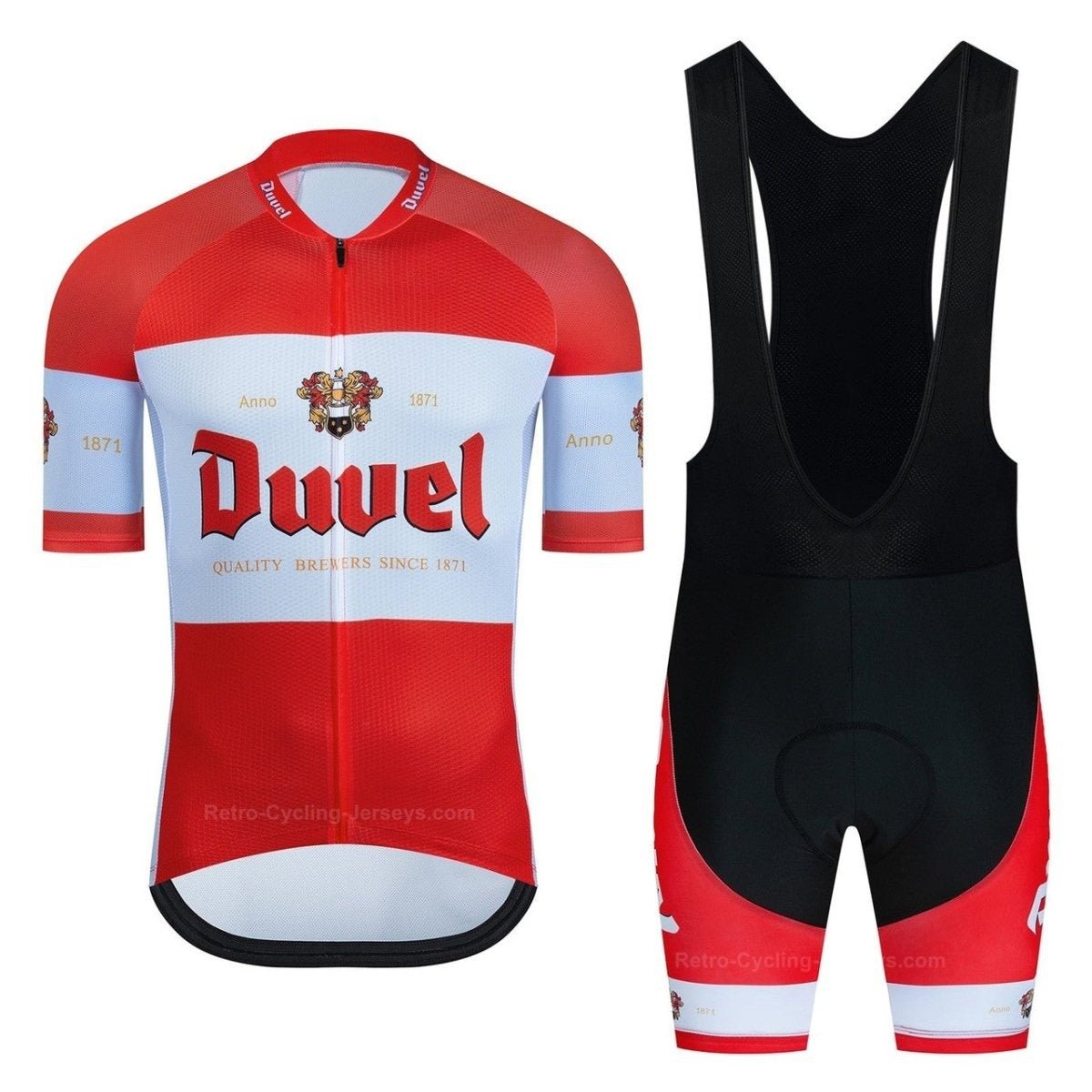 Duvel Men's Cycling Jersey Set - Flexiquor.com