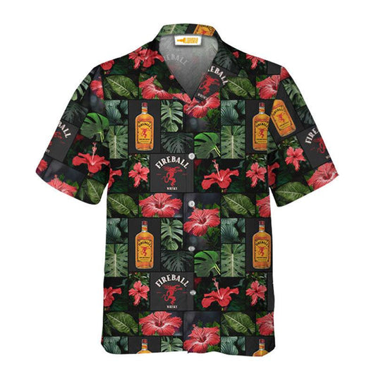 Fireball Flower Hawaiian Shirt