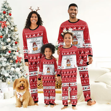 Fireball Full Of Christmas Spirit Family Pajamas Set - Flexiquor.com