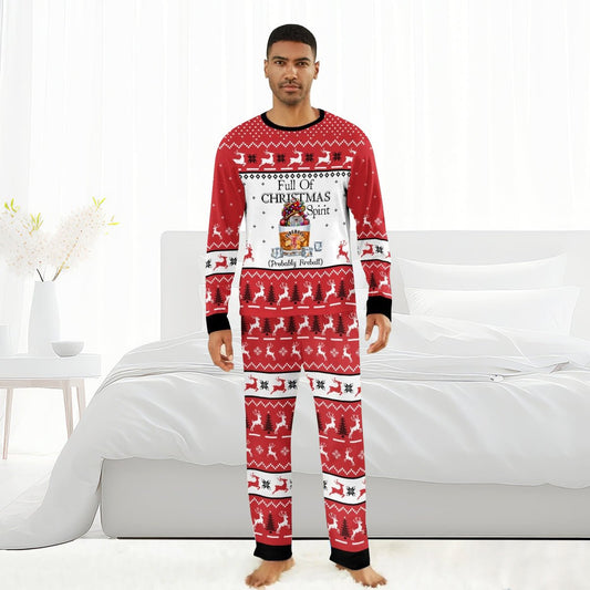 Fireball Full Of Christmas Spirit Family Pajamas Set - Flexiquor.com