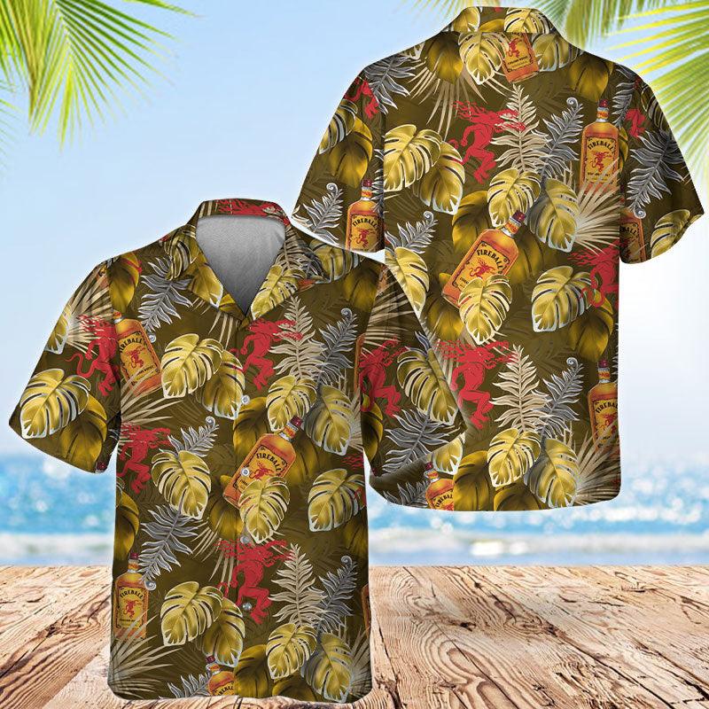Fireball Tropic Natural Hawaiian Shirt