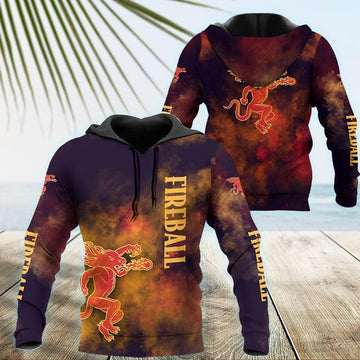 Fireball Colorful Smoke Hoodie & Zip Hoodie