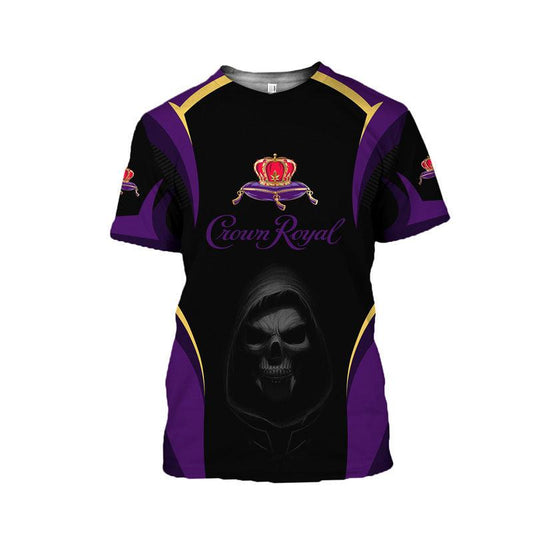Black Skull Crown Royal T-Shirt