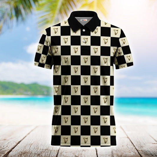 Gingham Guinness Polo Shirt - Flexiquor.com