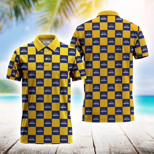 Gingham Twisted Tea Polo Shirt - Flexiquor.com