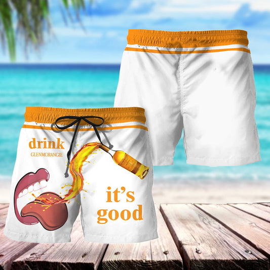 Let's Drink Glenmorangie Swim Trunks - Flexiquor.com