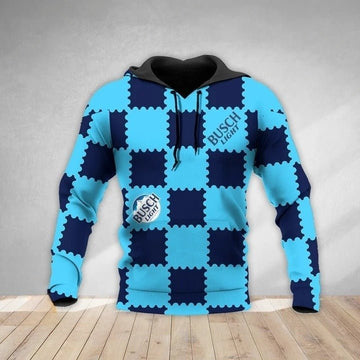 Gorgeous Gingham Busch Light Hoodie & Zip Hoodie - Flexiquor.com