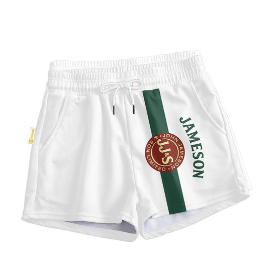 Green Stripe Jameson Women's Casual Shorts - Flexiquor.com