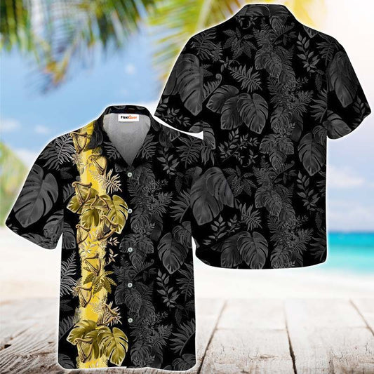 Guinness Front Stripe Color Hawaiian Shirt - Flexiquor.com