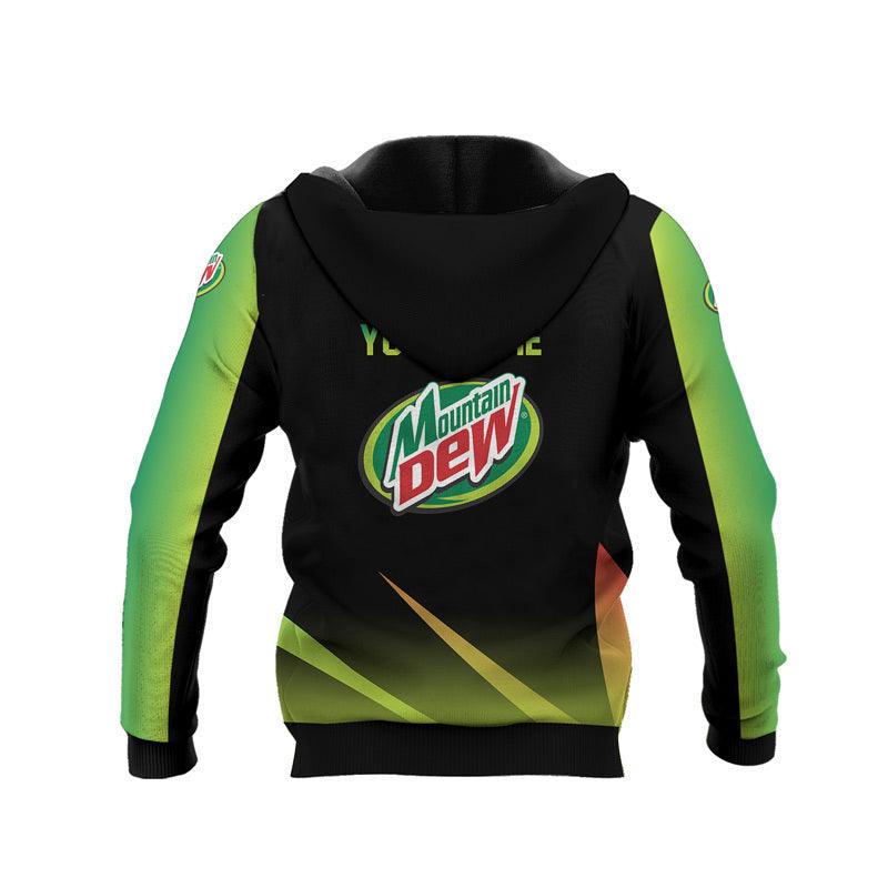 Personalized Mountain Dew Esport Style Hoodie & Zip Hoodie