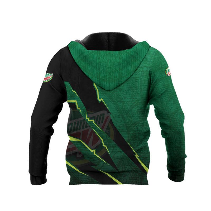 Mountain Dew Monster Style Hoodie & Zip Hoodie