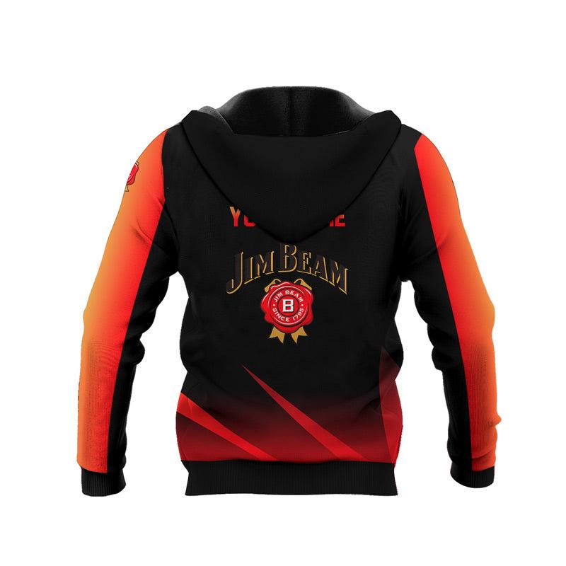 Personalized Jim Beam Esport Style Hoodie & Zip Hoodie