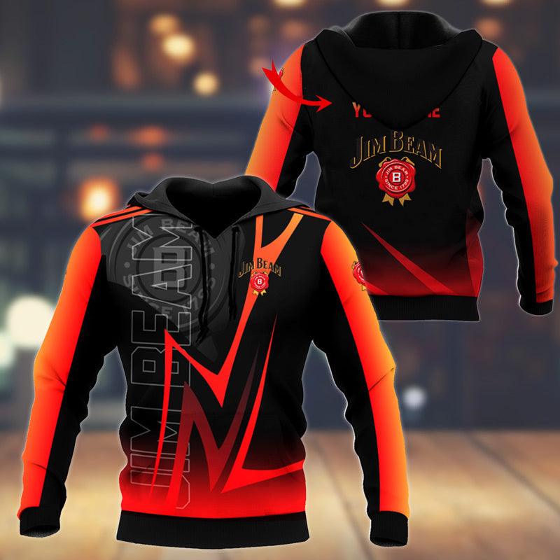 Personalized Jim Beam Esport Style Hoodie & Zip Hoodie