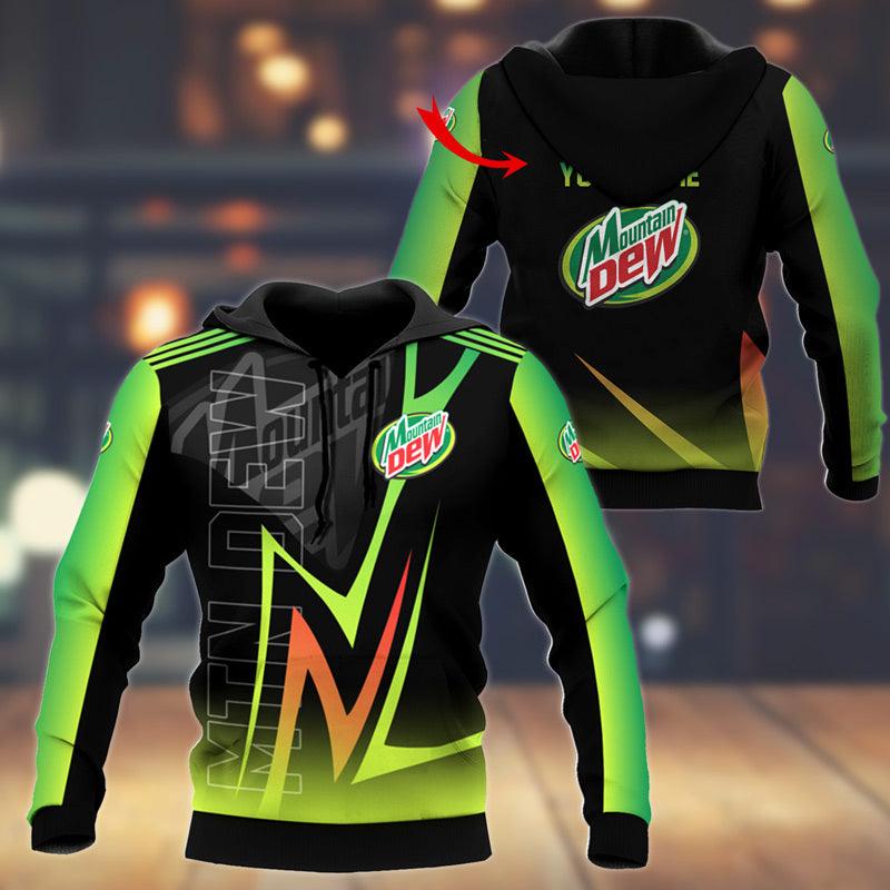 Personalized Mountain Dew Esport Style Hoodie & Zip Hoodie