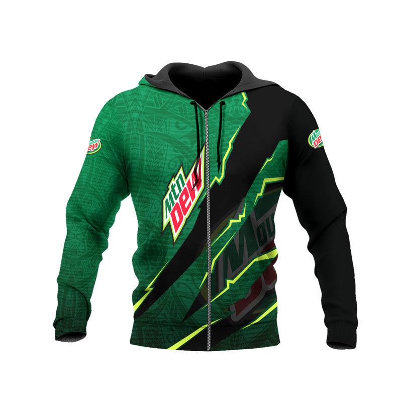 Mountain Dew Monster Style Hoodie & Zip Hoodie