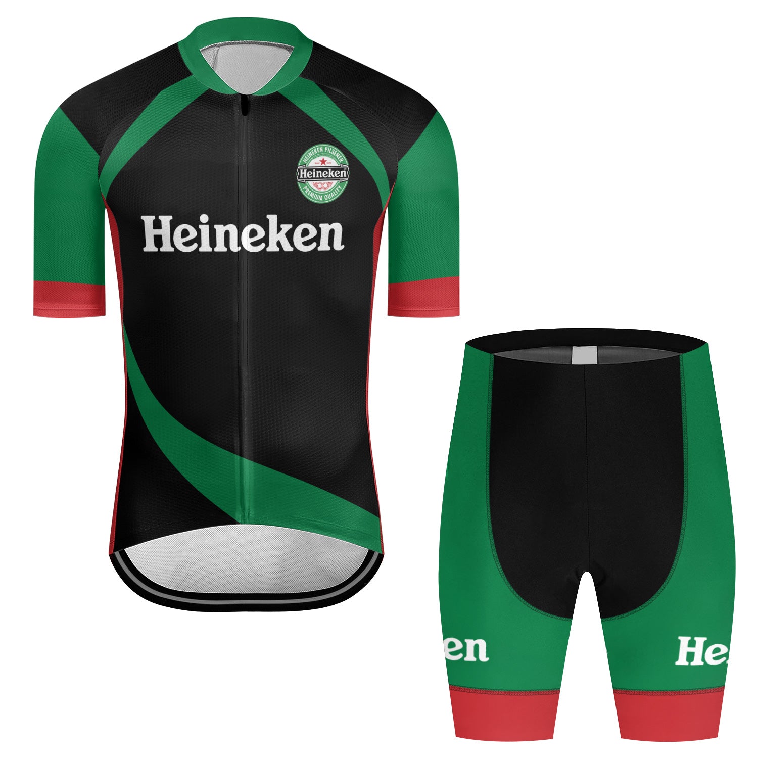 Heineken 1873 Men's Cycling Jersey Set - Flexiquor.com