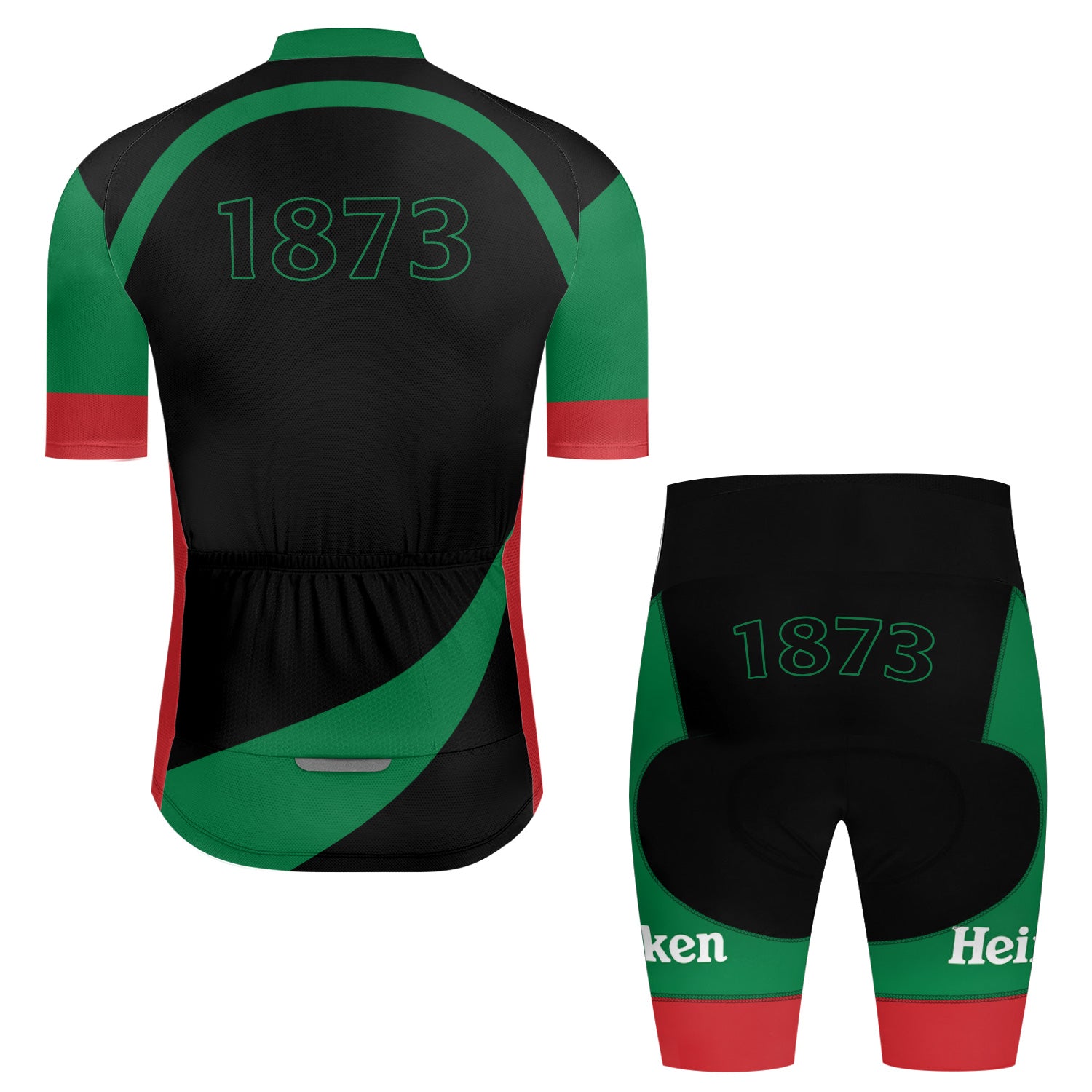 Heineken 1873 Men's Cycling Jersey Set - Flexiquor.com