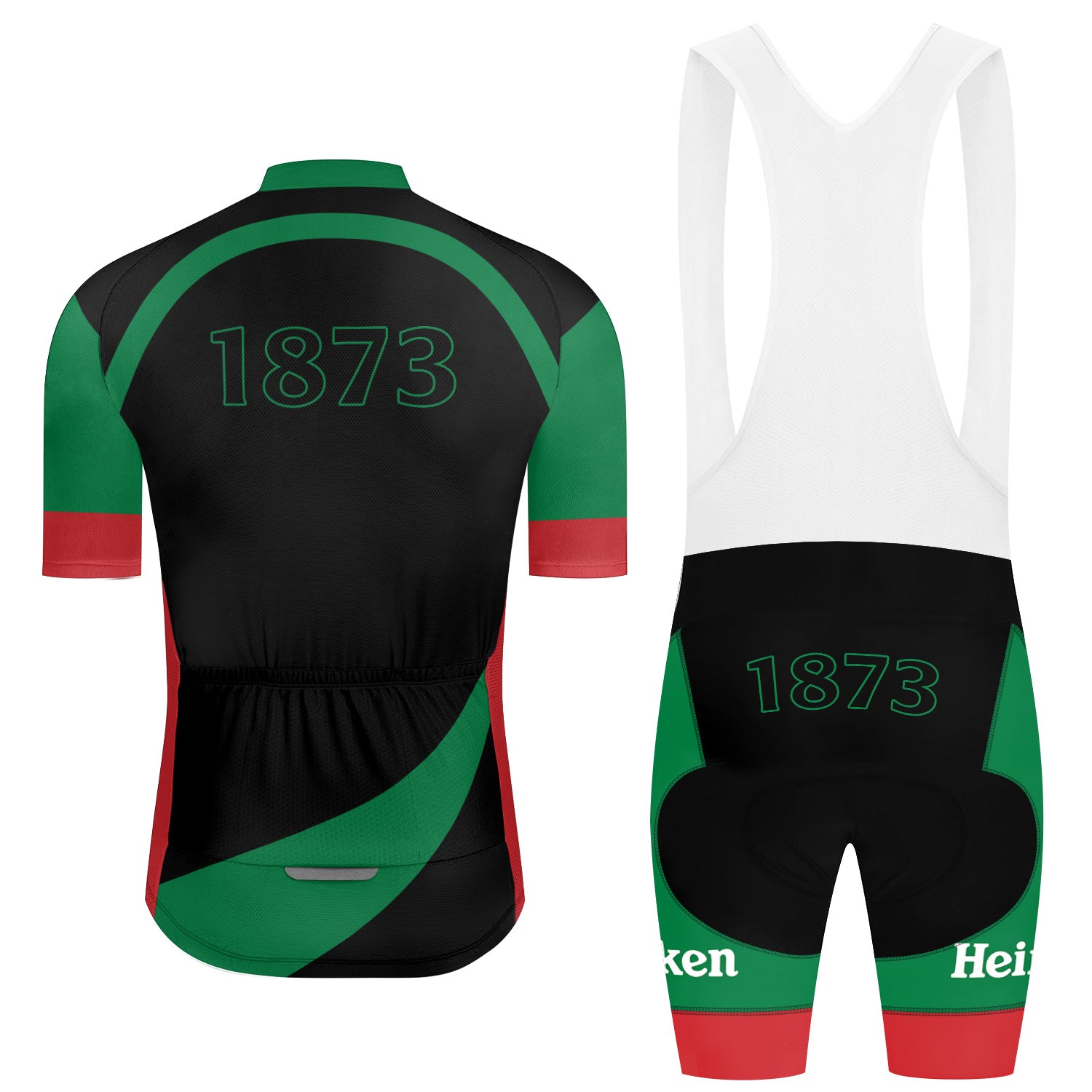 Heineken 1873 Men's Cycling Jersey Set - Flexiquor.com