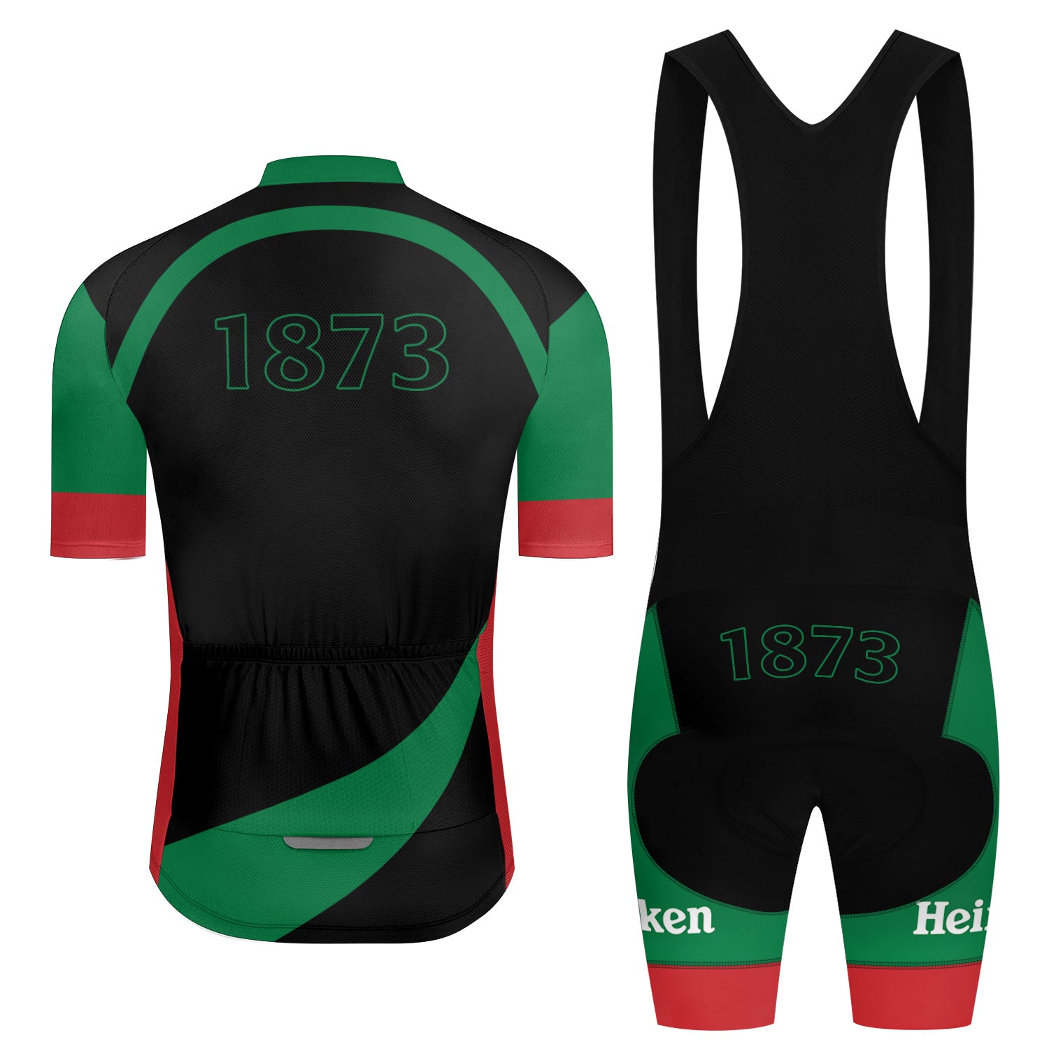 Heineken 1873 Men's Cycling Jersey Set - Flexiquor.com