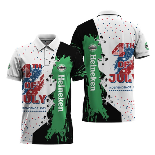 Heineken Celebrates The 4th Of July Polo Shirt - Flexiquor.com