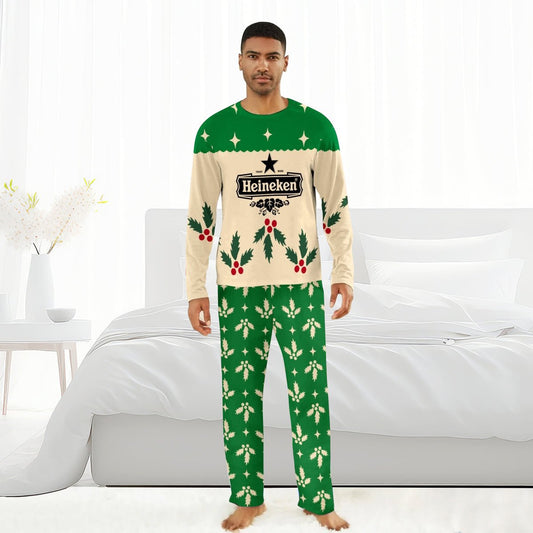 Heineken Christmas Cherry Family Pajamas Set - Flexiquor.com