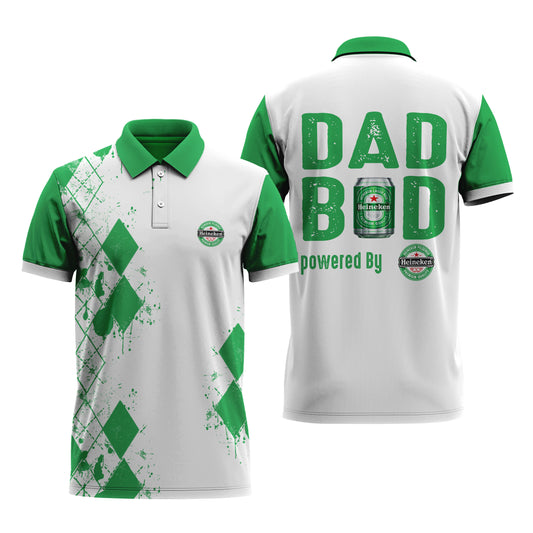 Heineken Diamond Dad Polo Shirt