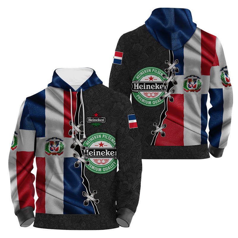 Heineken Dominican Hoodie & Zip Hoodie - Flexiquor.com