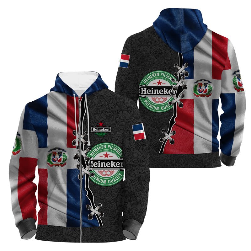 Heineken Dominican Hoodie & Zip Hoodie - Flexiquor.com