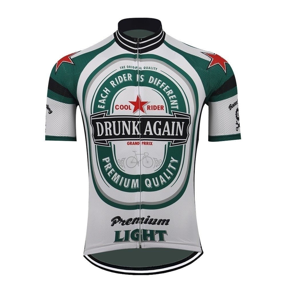 Heineken Drunk Again Men's Cycling Jersey Set - Flexiquor.com