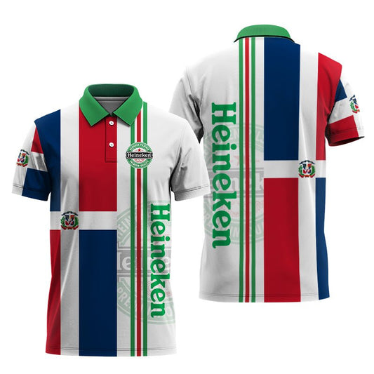 Heineken Island Nation Polo Shirt - Flexiquor.com