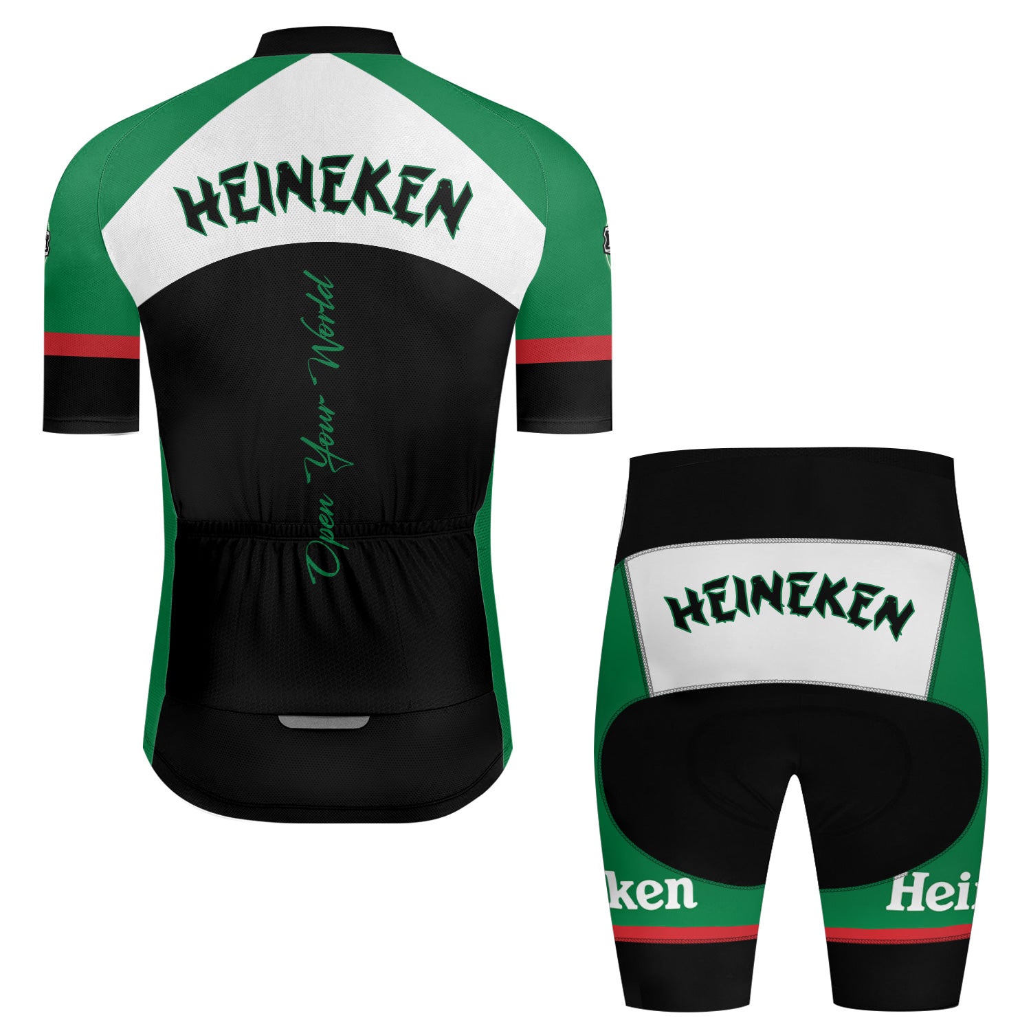 Heineken Made To Chill Men's Cycling Jersey Set - Flexiquor.com