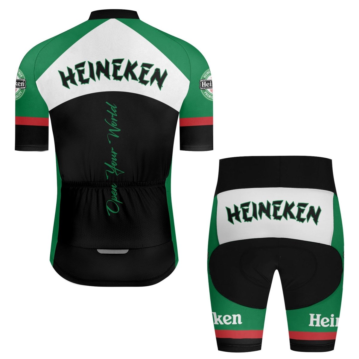 Heineken Made To Chill Men's Cycling Jersey Set - Flexiquor.com