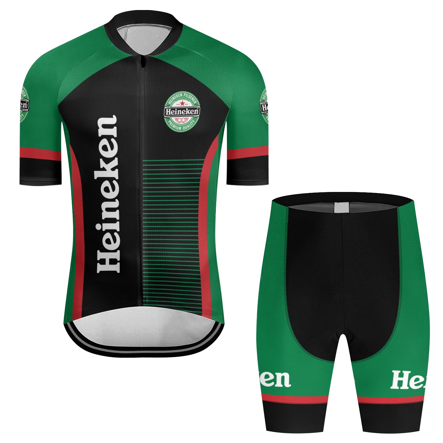 Heineken Made To Chill Men's Cycling Jersey Set - Flexiquor.com