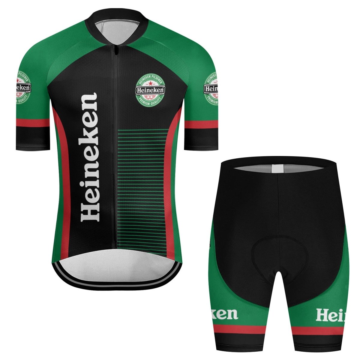 Heineken Made To Chill Men's Cycling Jersey Set - Flexiquor.com