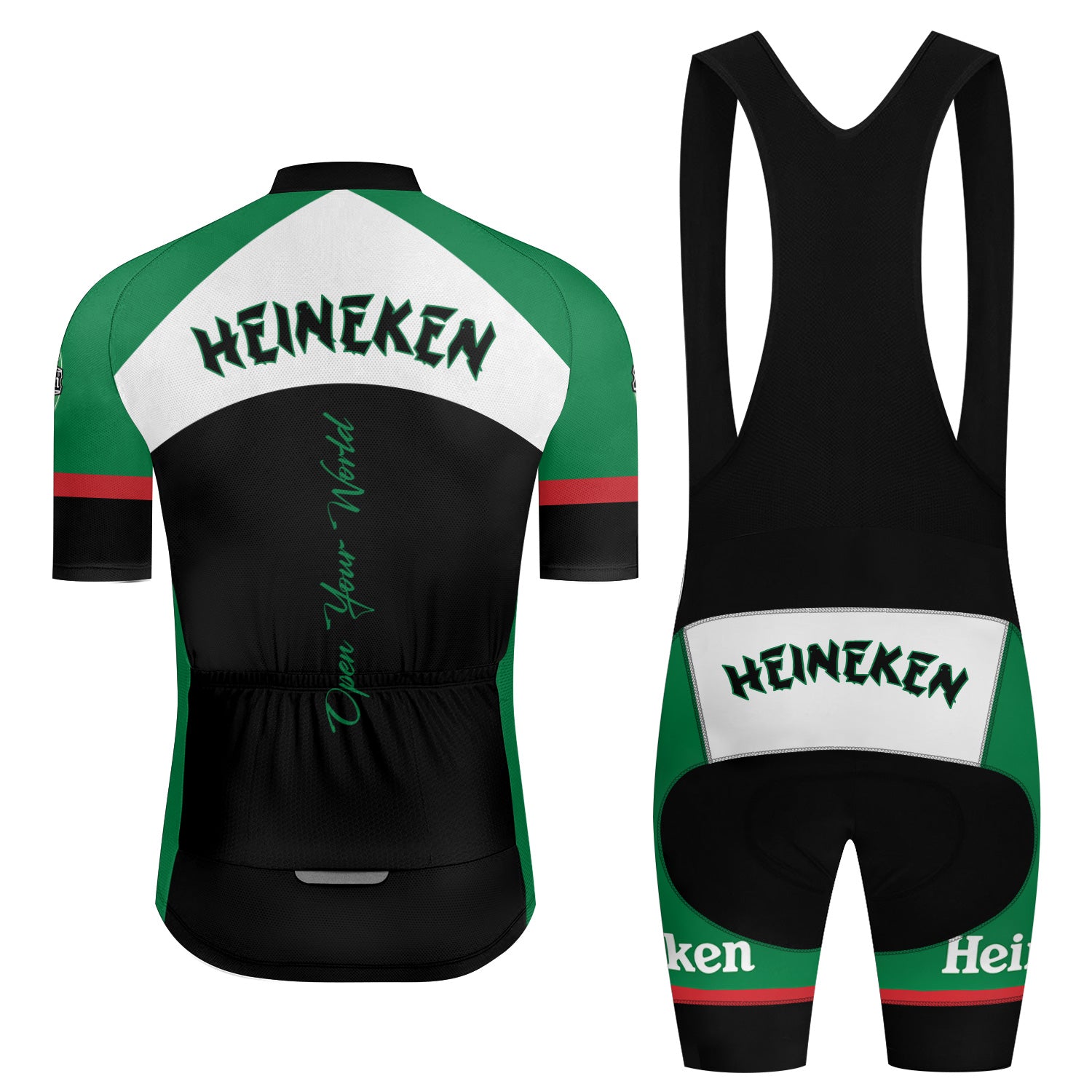 Heineken Made To Chill Men's Cycling Jersey Set - Flexiquor.com