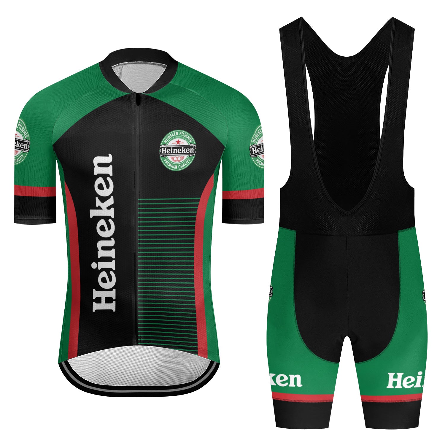 Heineken Made To Chill Men's Cycling Jersey Set - Flexiquor.com