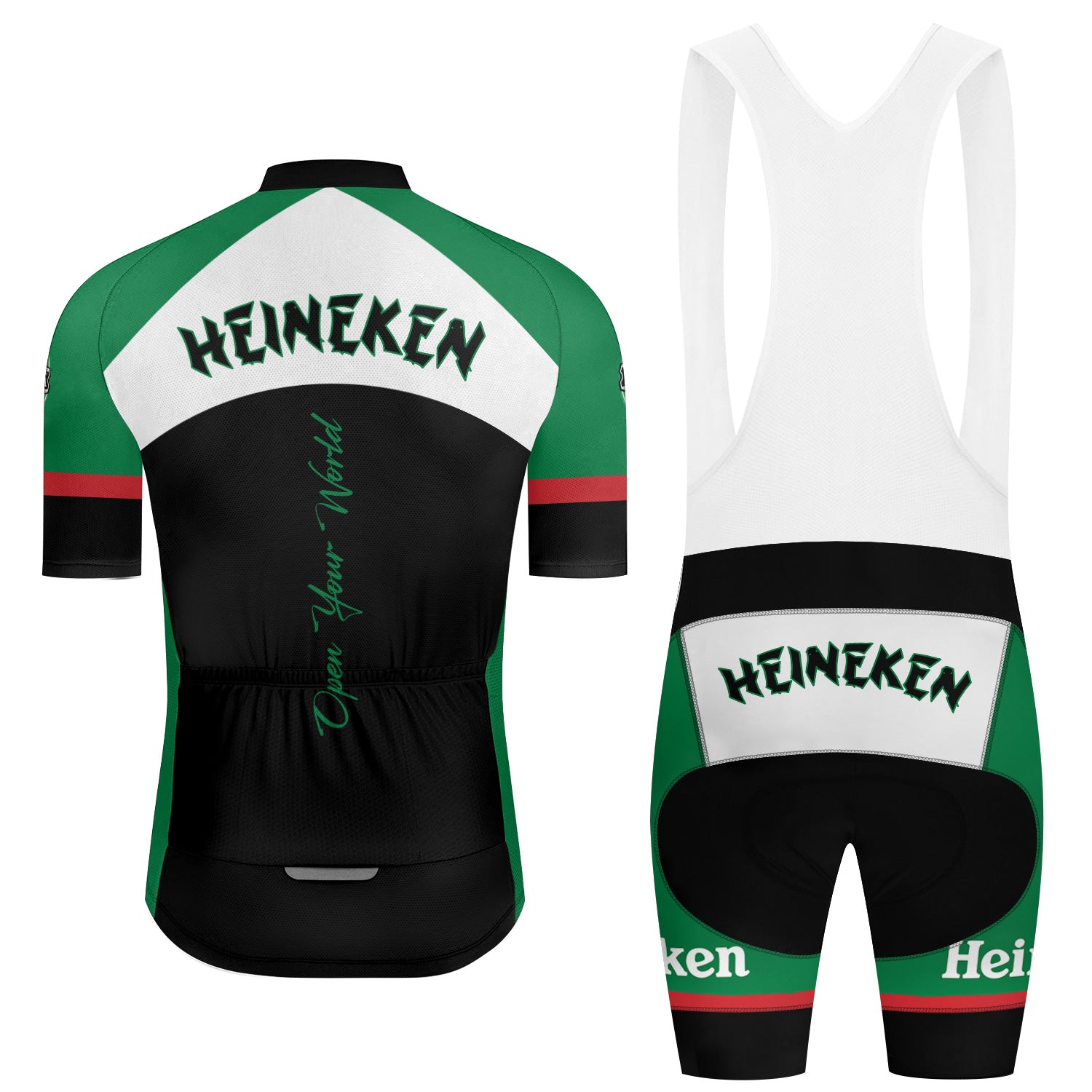 Heineken Made To Chill Men's Cycling Jersey Set - Flexiquor.com